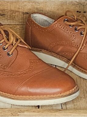 These are Toms Men's Brogue Oxford shoes
